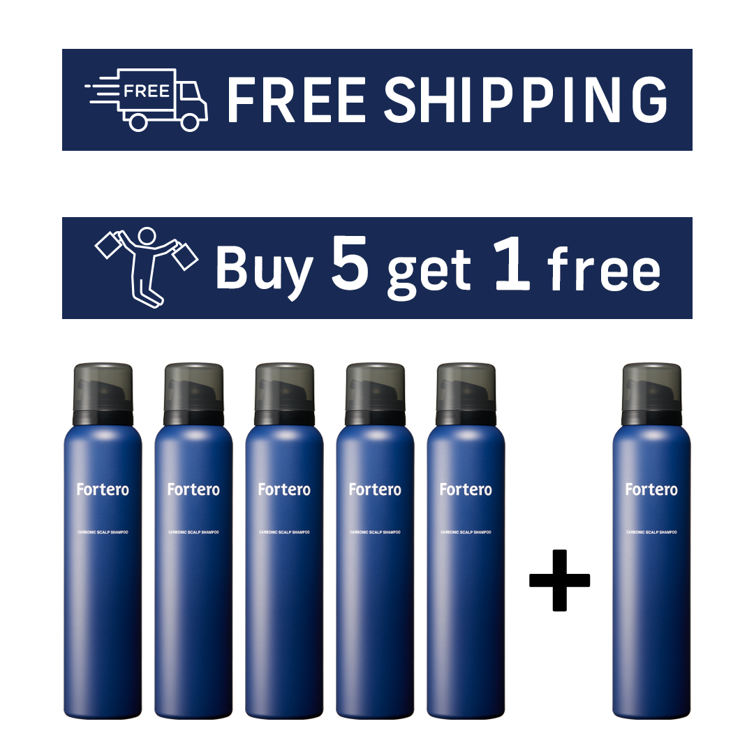 Fortero Carbonic Acid Shampoo (Pack of 5+1)  (One time)